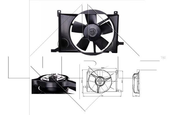 NRF Ventilaator,mootorijahutus 47009