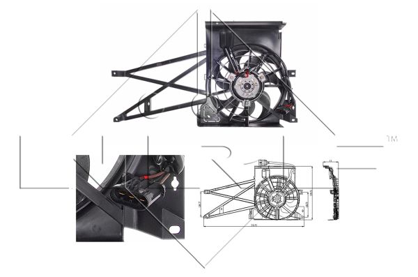 NRF Ventilaator,mootorijahutus 47013