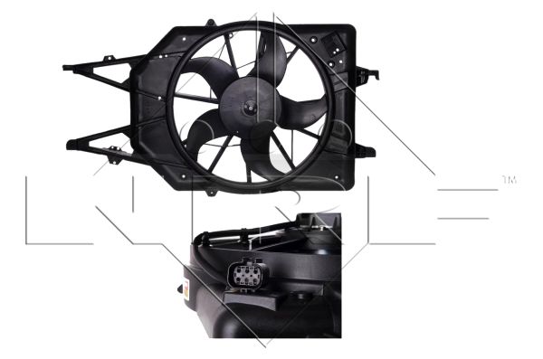 NRF Ventilaator,mootorijahutus 47034