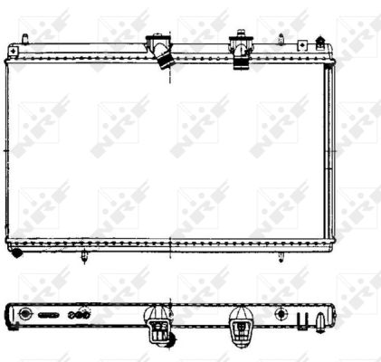 NRF Radiaator,mootorijahutus 50442