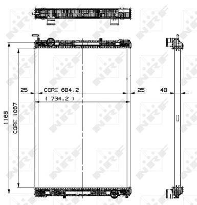 NRF Radiaator,mootorijahutus 509885