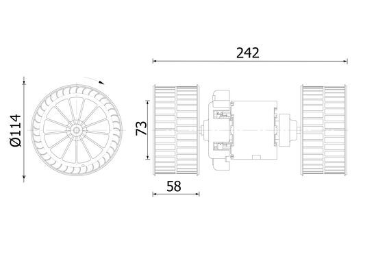 MAHLE Salongipuhur AB 87 000S