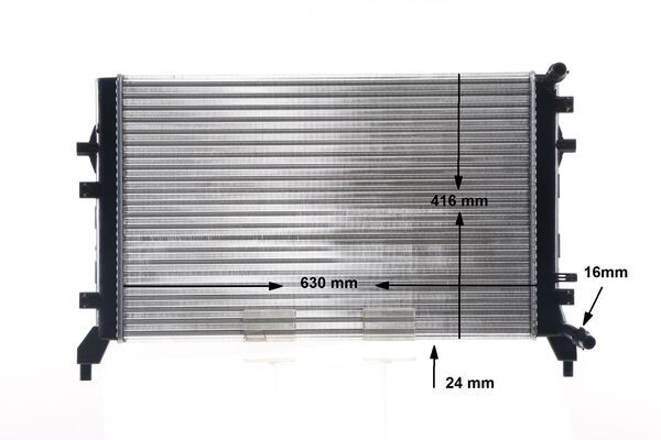 MAHLE radiatorius, variklio aušinimas CR 1382 000S