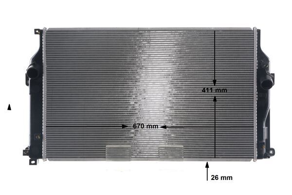 MAHLE Jäähdytin,moottorin jäähdytys CR 2270 000S