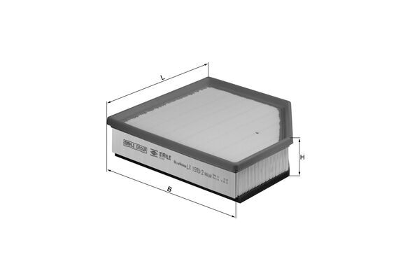 MAHLE Õhufilter LX 1593/2