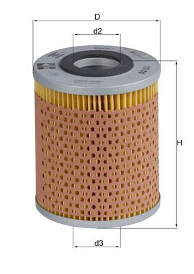 MAHLE Filtr oleju OX 51