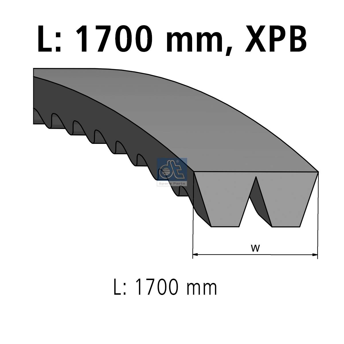 DT Spare Parts Kilremsats 4.80678