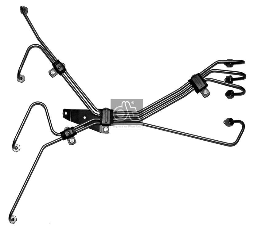 DT Spare Parts Zestaw przewodów wysokiego ciśnienia, układ wtryskowy 4.90634