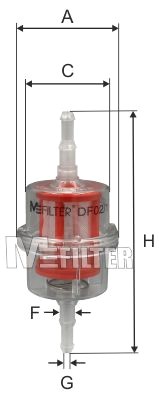MFILTER Kütusefilter DF 02/1