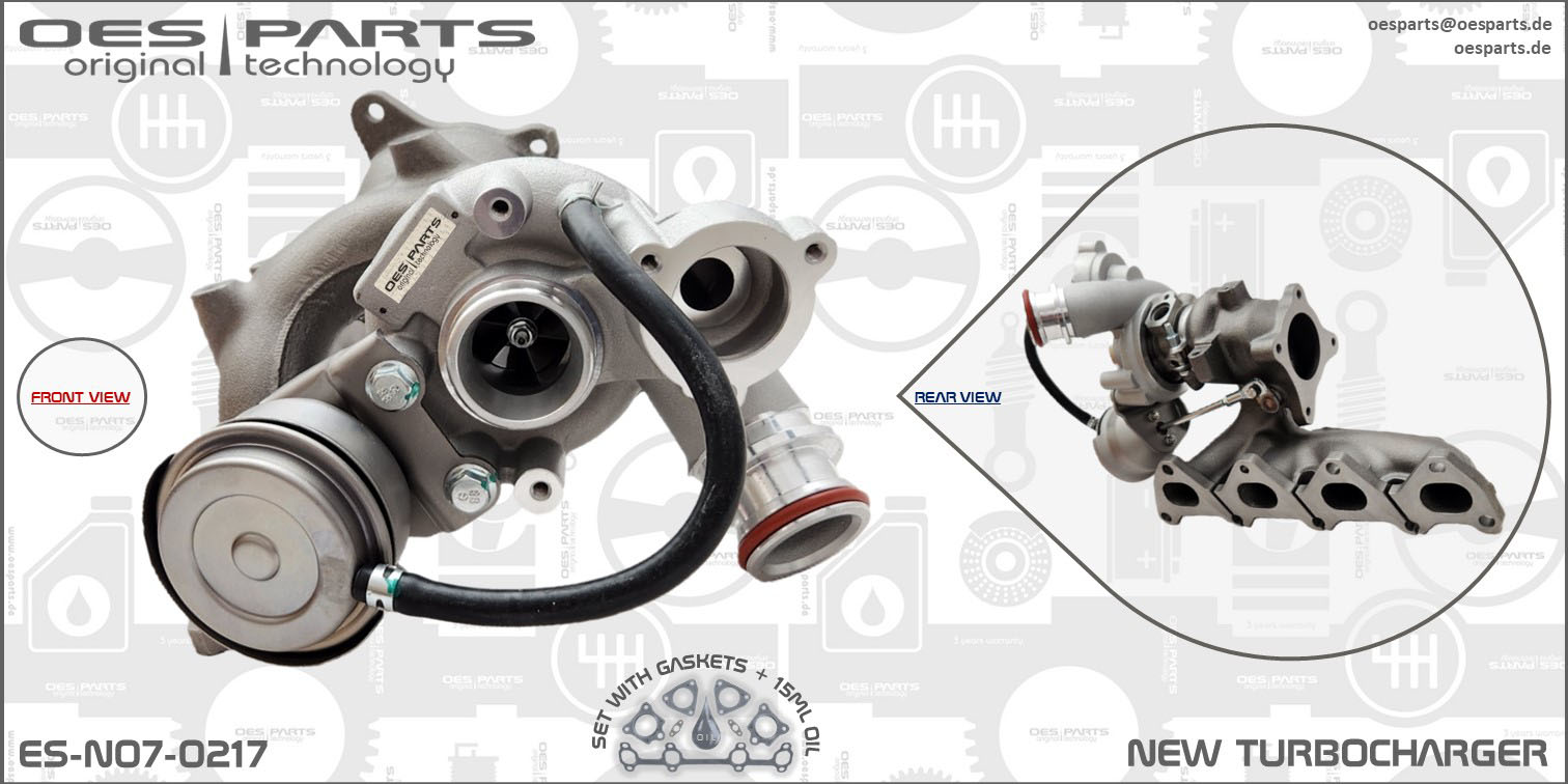 OES PARTS kompresorius, įkrovimo sistema ES-N07-0217