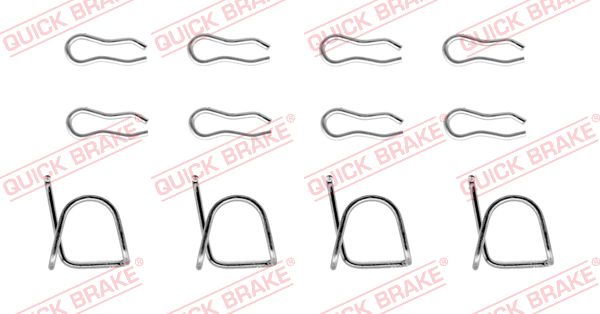 QUICK BRAKE Lisakomplekt, ketaspiduriklotsid 109-0939