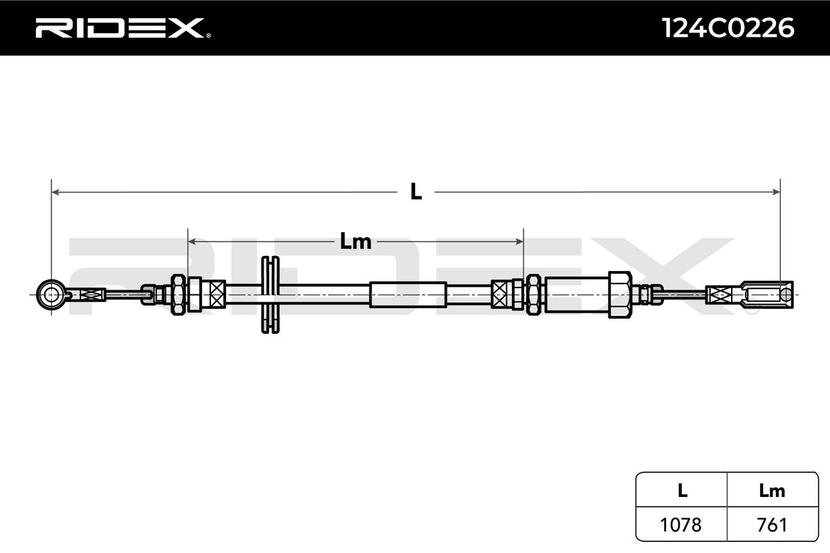 RIDEX Tross, käsipidur 124C0226