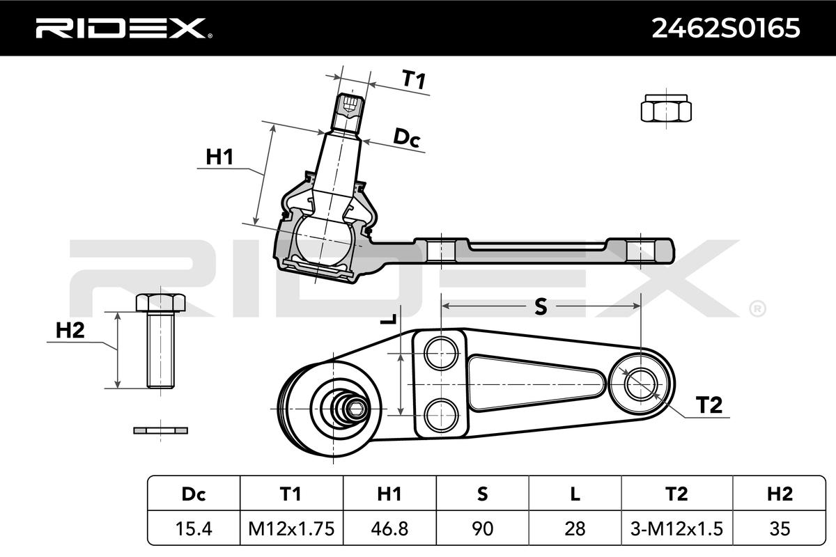 RIDEX Šarniir 2462S0165