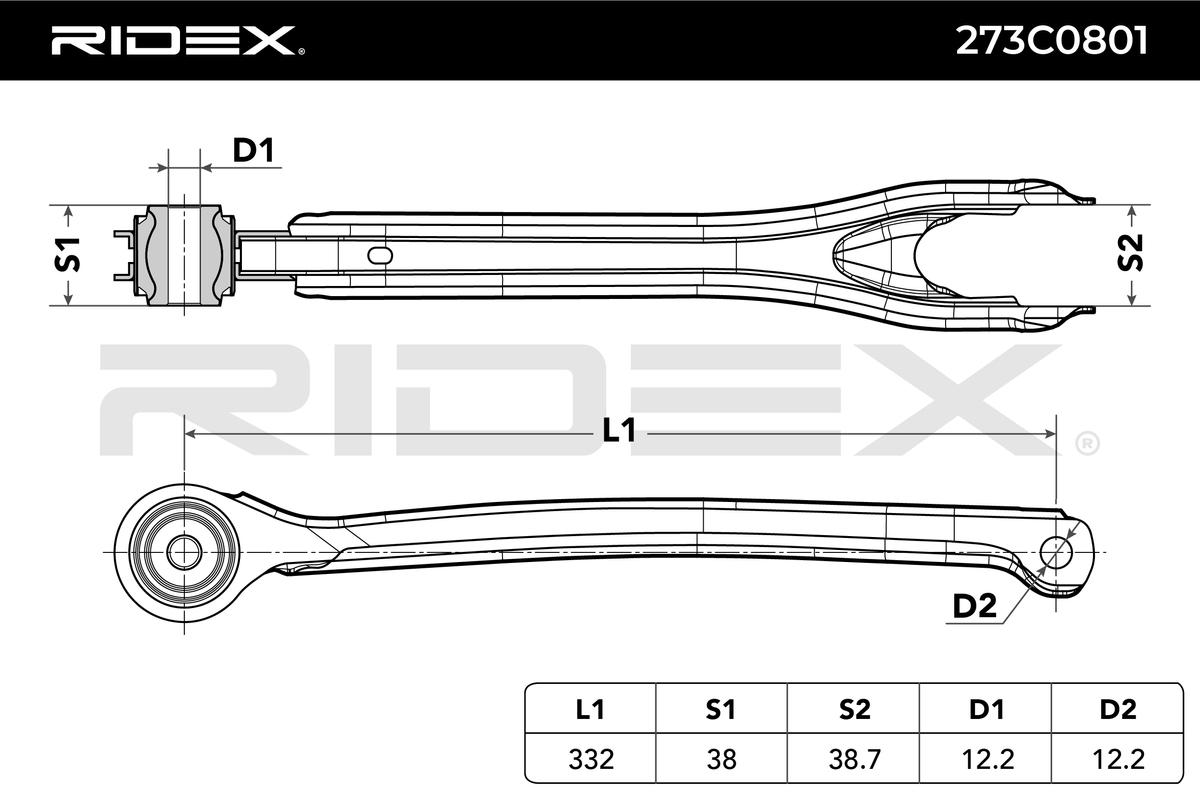 RIDEX Wahacz, zawieszenie koła 273C0801