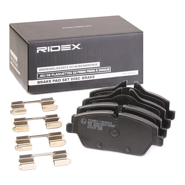 RIDEX Piduriklotside komplekt, ketaspidur 402B1149