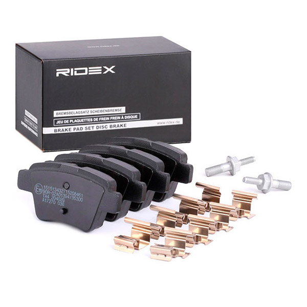 RIDEX Piduriklotside komplekt, ketaspidur 402B1373