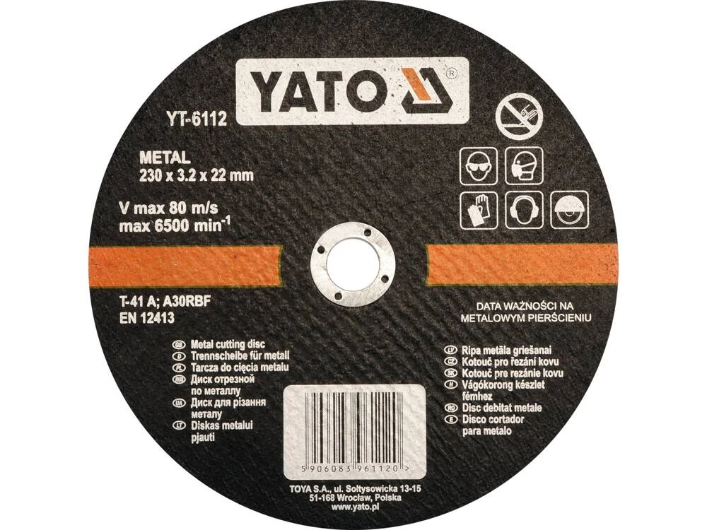 YATO Tarcza rozdzielająca, szlifierka kątowa YT-6112