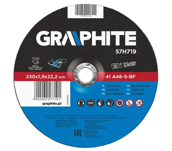 GRAPHITE Tarcza rozdzielająca, szlifierka kątowa 57H719