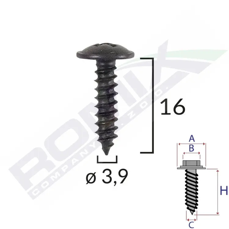 ROMIX Plekikruvi 40506Z