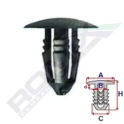 ROMIX Clip, listwa ochronna A14545C