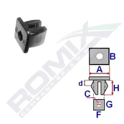 ROMIX Clip, listwa ochronna A53853