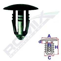 ROMIX Clip, listwa ochronna A14545S