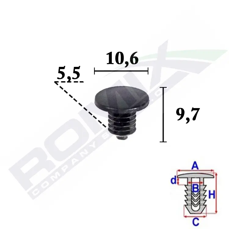 ROMIX Spinacz C70516