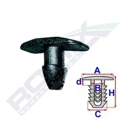 ROMIX Clip, listwa ochronna C10049