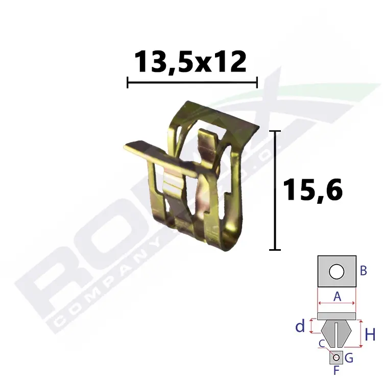 ROMIX Clip, listwa ochronna C70859