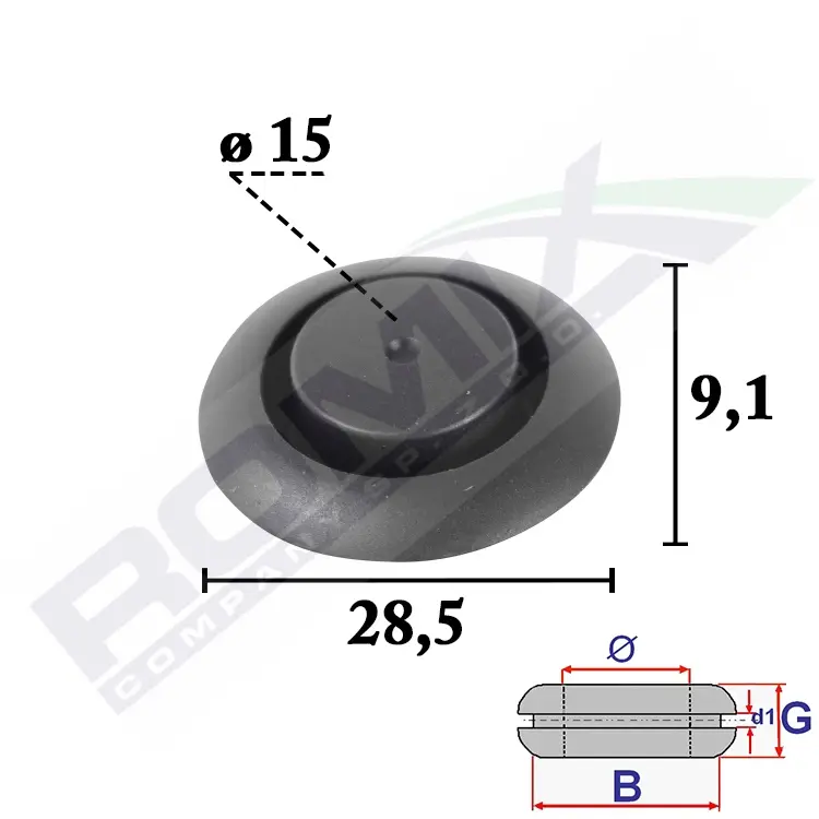 ROMIX Clip, listwa ochronna C70674