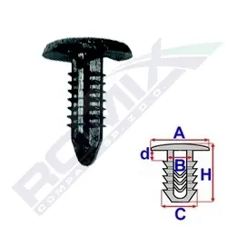 ROMIX Clip, listwa ochronna B22153