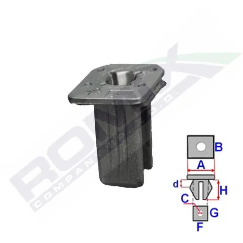 ROMIX Kiinnike, puskuri C70318