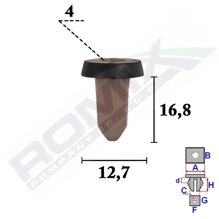 ROMIX Suoja-/koristelista C70601