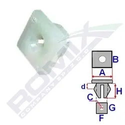 ROMIX Suoja-/koristelista B23204