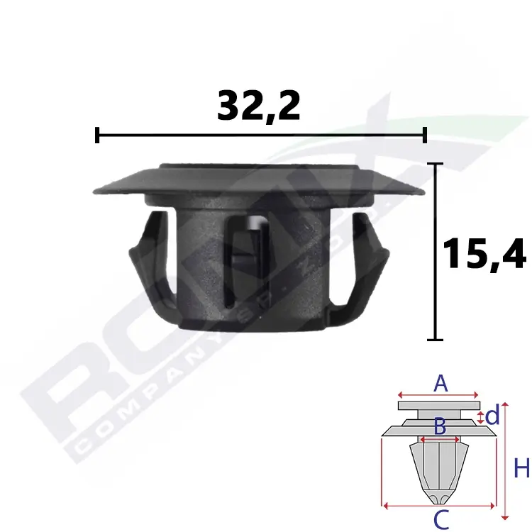 ROMIX Clip, listwa ochronna C70889