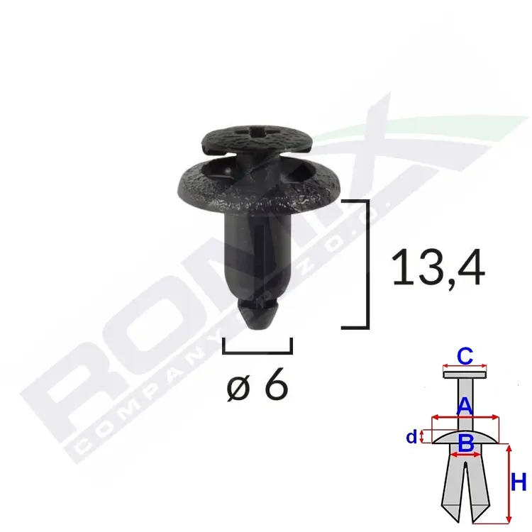 ROMIX Suoja-/koristelista B25376