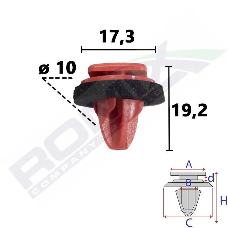 ROMIX Suoja-/koristelista C70863