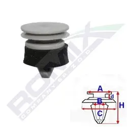 ROMIX Suoja-/koristelista C60455