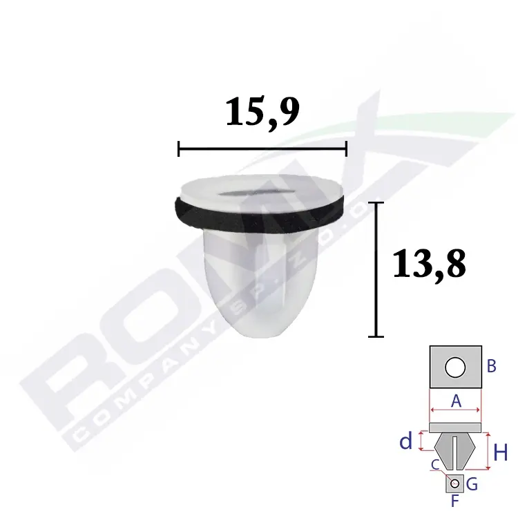 ROMIX Suoja-/koristelista C70780