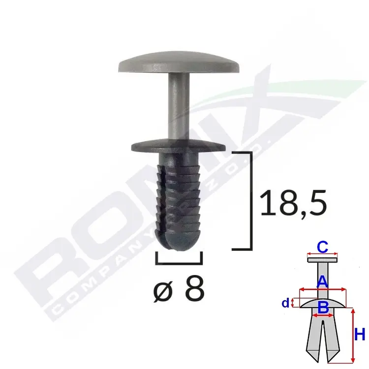 ROMIX Clips, klädsel 60120