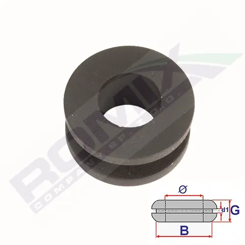 ROMIX Dystans gumowy, tłumik C70450