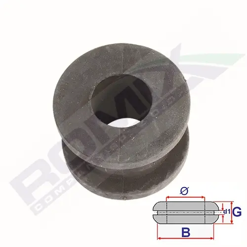 ROMIX Dystans gumowy, tłumik C70459