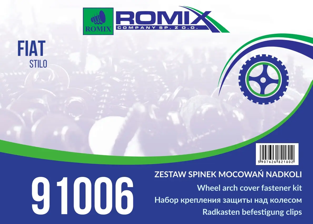 ROMIX Panel błotnika wewnętrznego 91006
