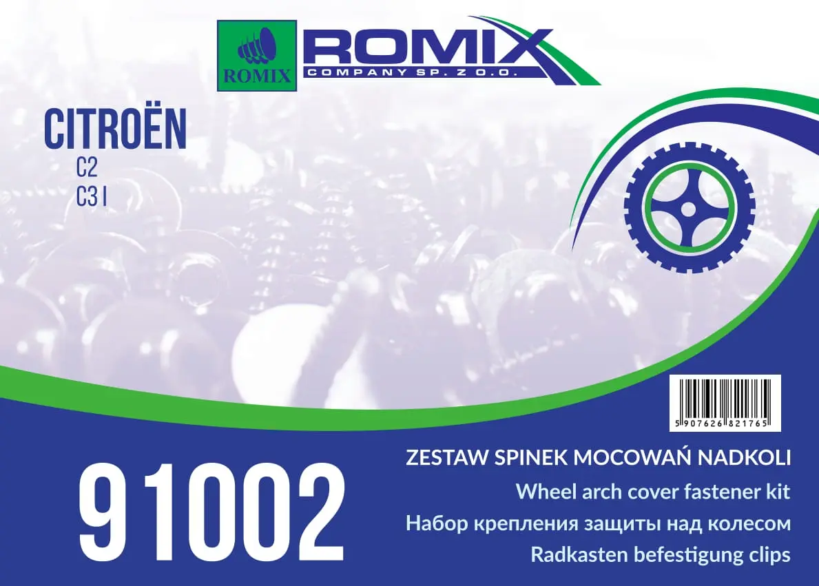ROMIX Panel błotnika wewnętrznego 91002