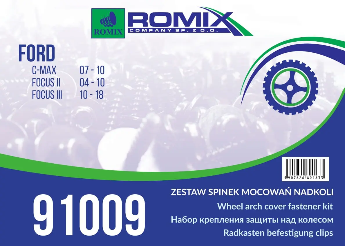 ROMIX Panel błotnika wewnętrznego 91009