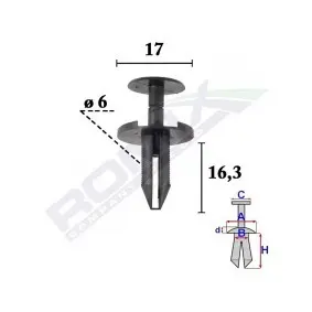 ROMIX Clip, list C70615