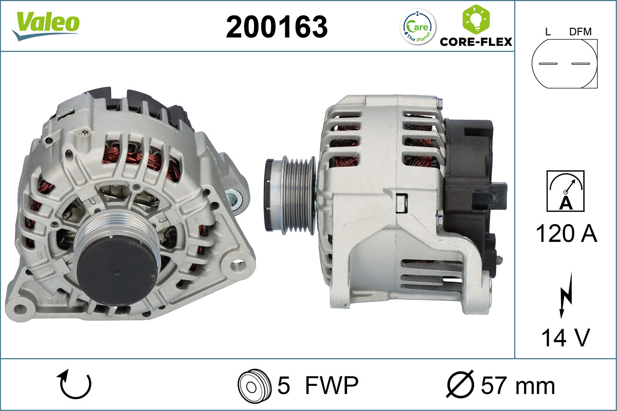VALEO Laturi 200163
