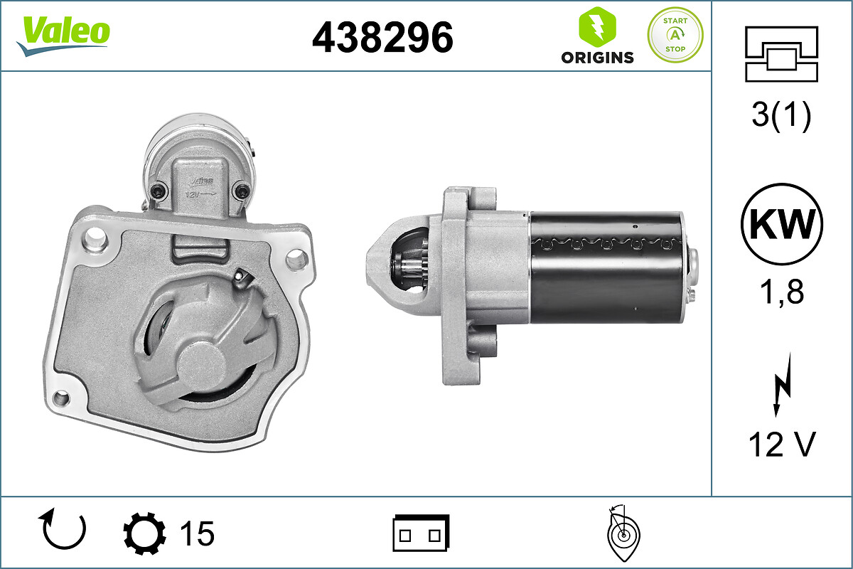 VALEO Starter 438296