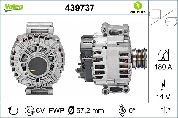 VALEO kintamosios srovės generatorius 439737