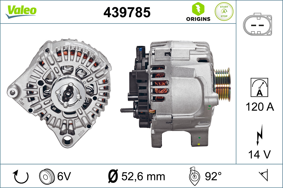 VALEO Generaator 439785